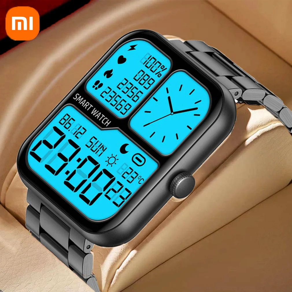 

Новинка мужские Смарт-часы Xiaomi большой экран 1,83 дюйма IP68 водонепроницаемые спортивные часы фитнес-трекер пульсометр женские Смарт-часы распродажа