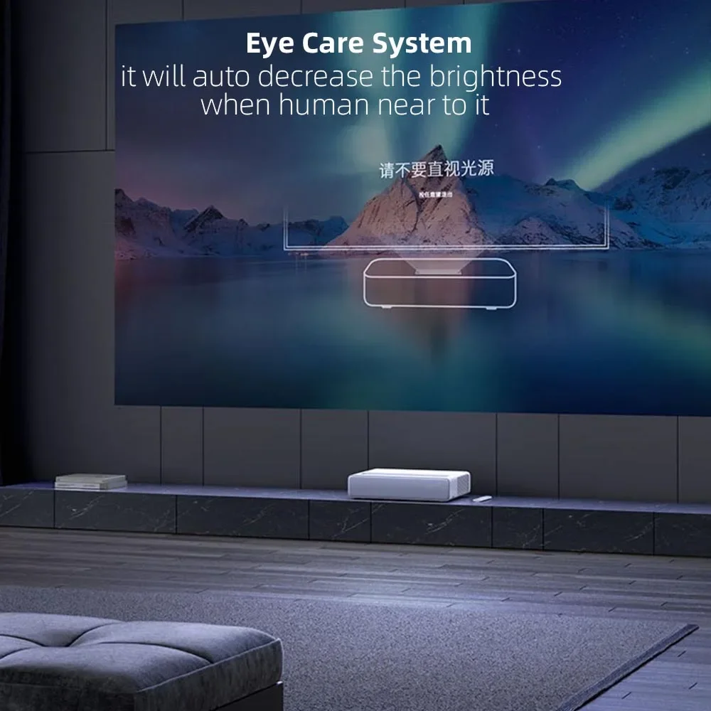 Проектор UST Mi Mijia 1080P Lcos с 4K Android проектор 8K 1500 ANSI люмен тройным источником света