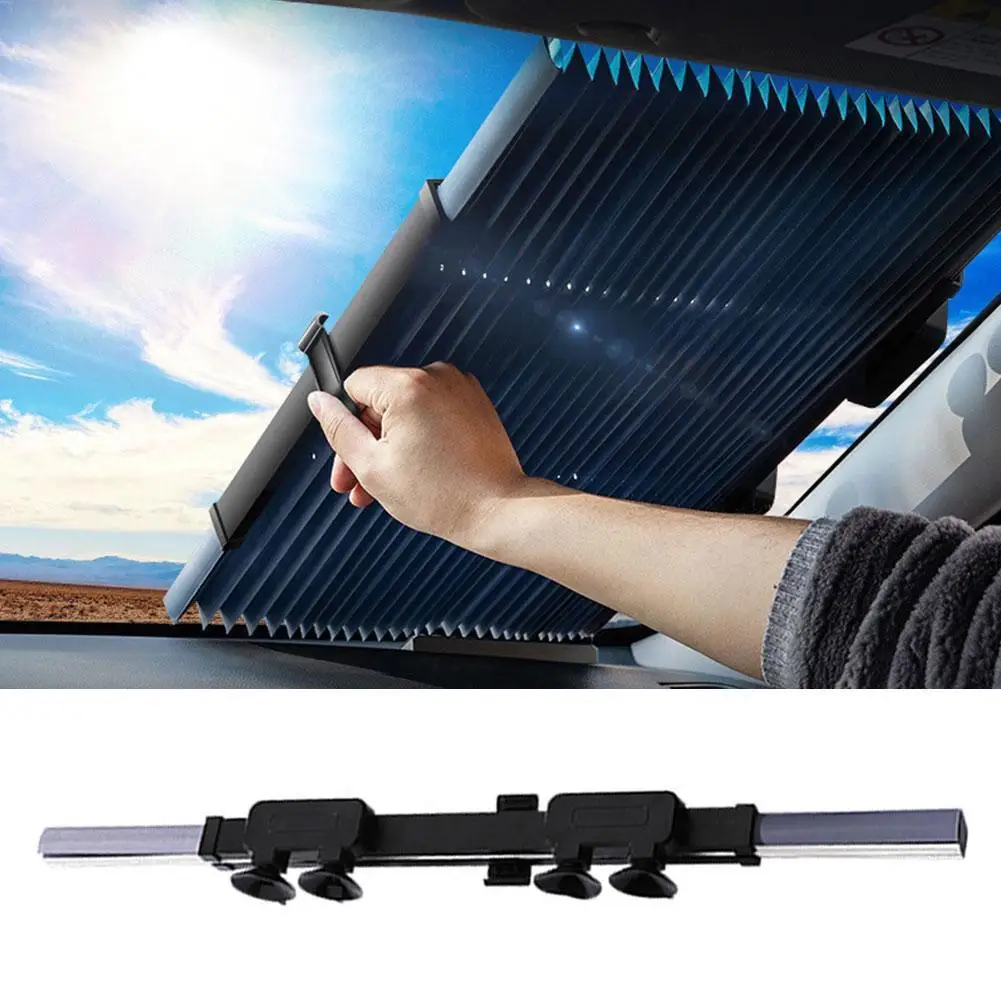 

Солнцезащитная занавеска на лобовое стекло автомобиля, выдвижная занавеска, защита от солнца на переднее и заднее окно, автомобильные солнцезащитные козырьки