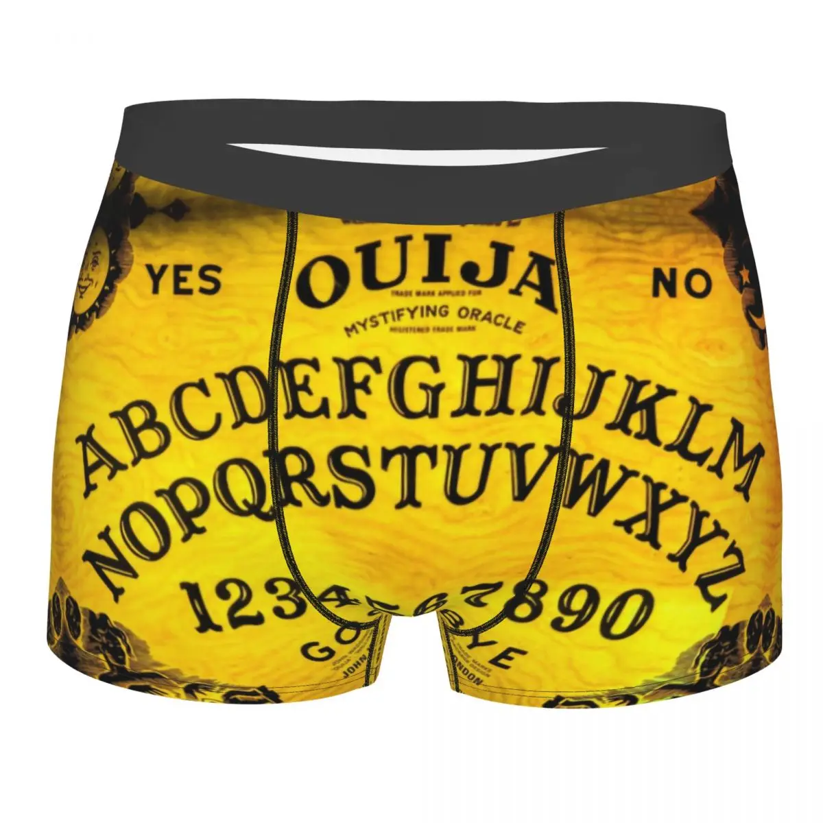 

Custom Ouija Board Underwear Men Stretch Halloween Witch Occult Witchcraft Boxer Briefs Shorts Panties Soft Underpants For Male