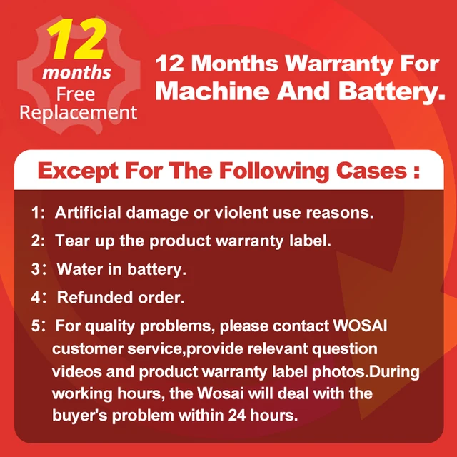 WOSAI 45NM Cordless Electric Wrench 12V 3/8 Ratchet Wrench set Angle Drill Screwdriver to Removal Screw Nut Car Repair Tool 6