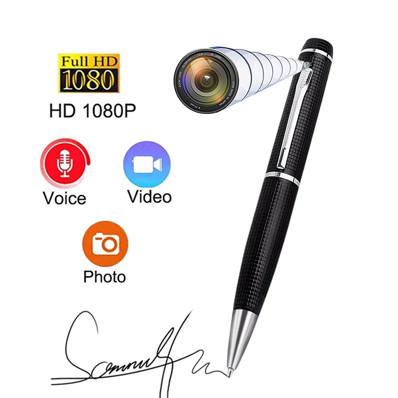 

HD 1080P Pen Camera Video Recorder Body Camera Mini Camera for Business Conference And Security Portable Pocket Camera