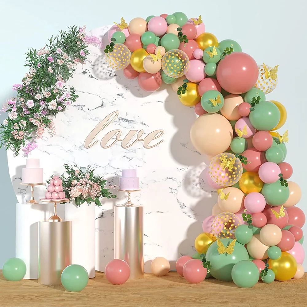 

Party Decoration Balloon New Hollow Paper Butterfly Retro Color Balloon Garland Party Scene Arrangement Props Party Decoration