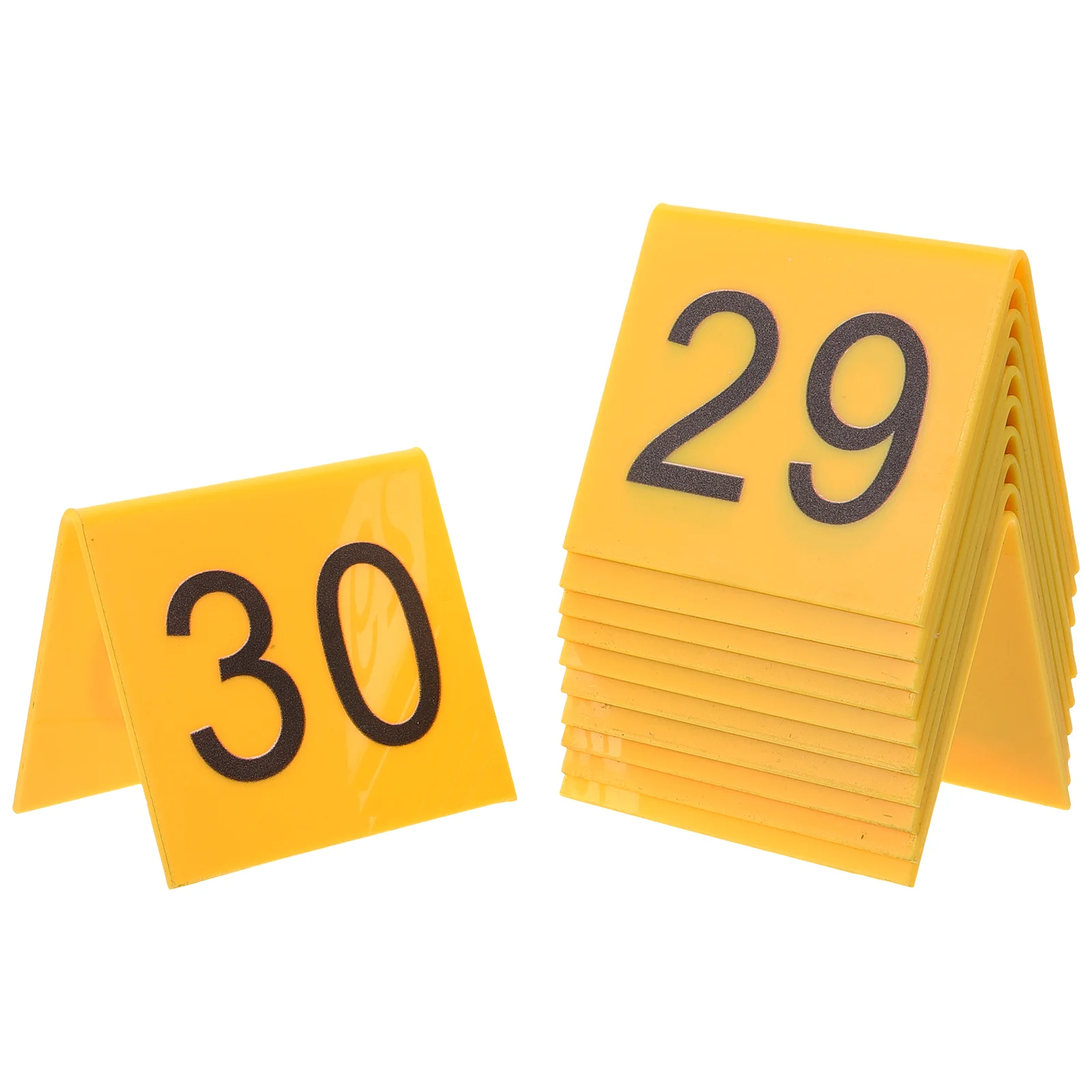 10 шт. треугольные настольные карты акриловый маркер с номером маркеры для