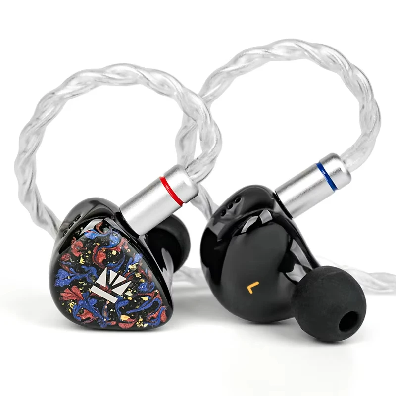 Фото KBEAR Kalideer Apex-P6 1DD+1BA+1Piezo Monitor IEMs — гибридные внутриканальные наушники с 3D-печатным корпусом из полимерной смолы, проводные Hi-Fi наушники №1