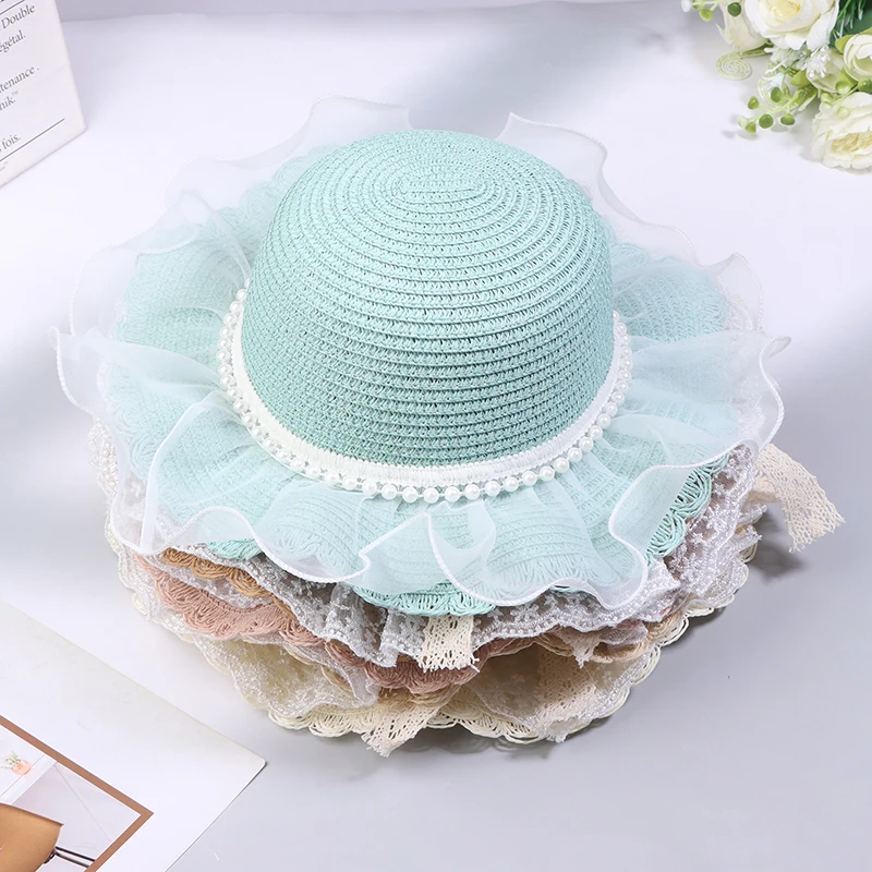 Соломенная шляпа и сумка через плечо для маленьких девочек модная пляжная Панама