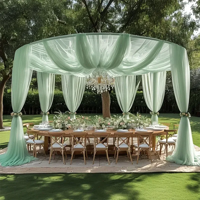 Драпирующая ткань для свадебной арки
