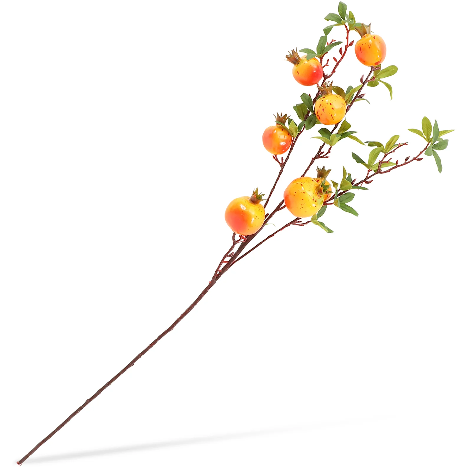 

Pomegranate Picks Artificial Berries Fake Flower Rosehip Party Holly Decor Simulationstems Fruit Faux Branch Arrangement