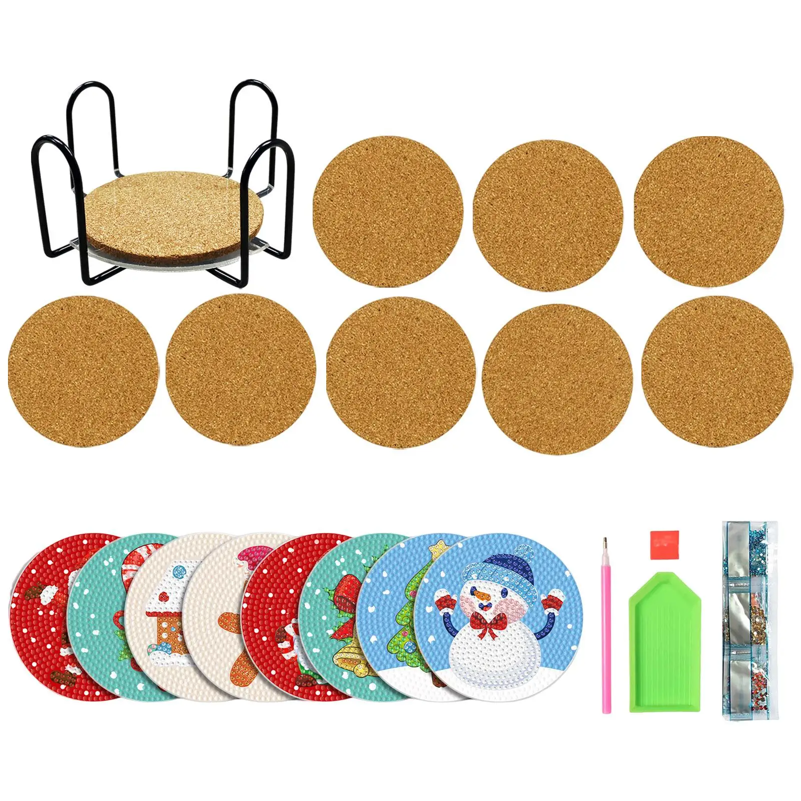 

Подставка Рождественская тематика DIY подставка с держателем Искусство и ремесла для взрослых 5D наборы