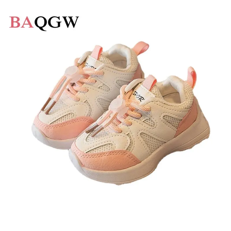 

Autum Fashion Sneakers 1-3-6 Years Girls Soft Sole Casual Shoes Boys Sport Shoes Baby Mesh Breathable Running Shoes Size 21-30