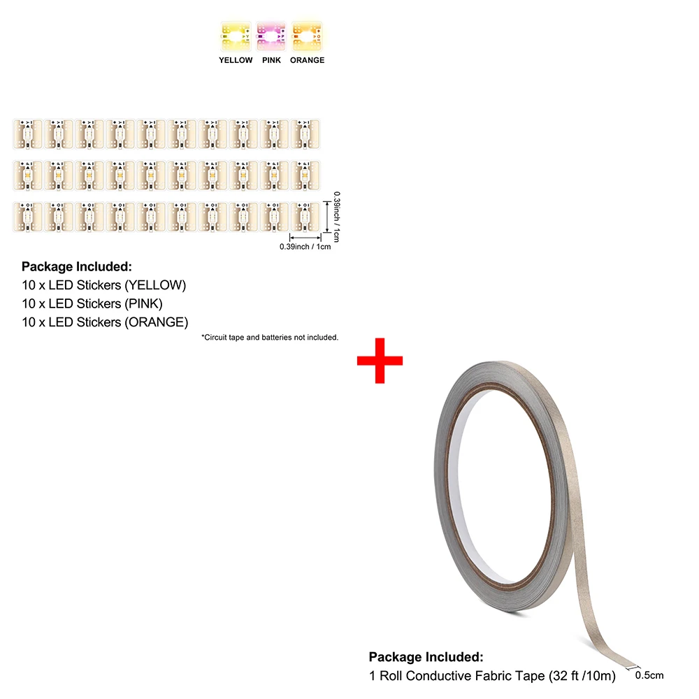 Светодиодные наклейки Light Craft Kit для светящихся карточек