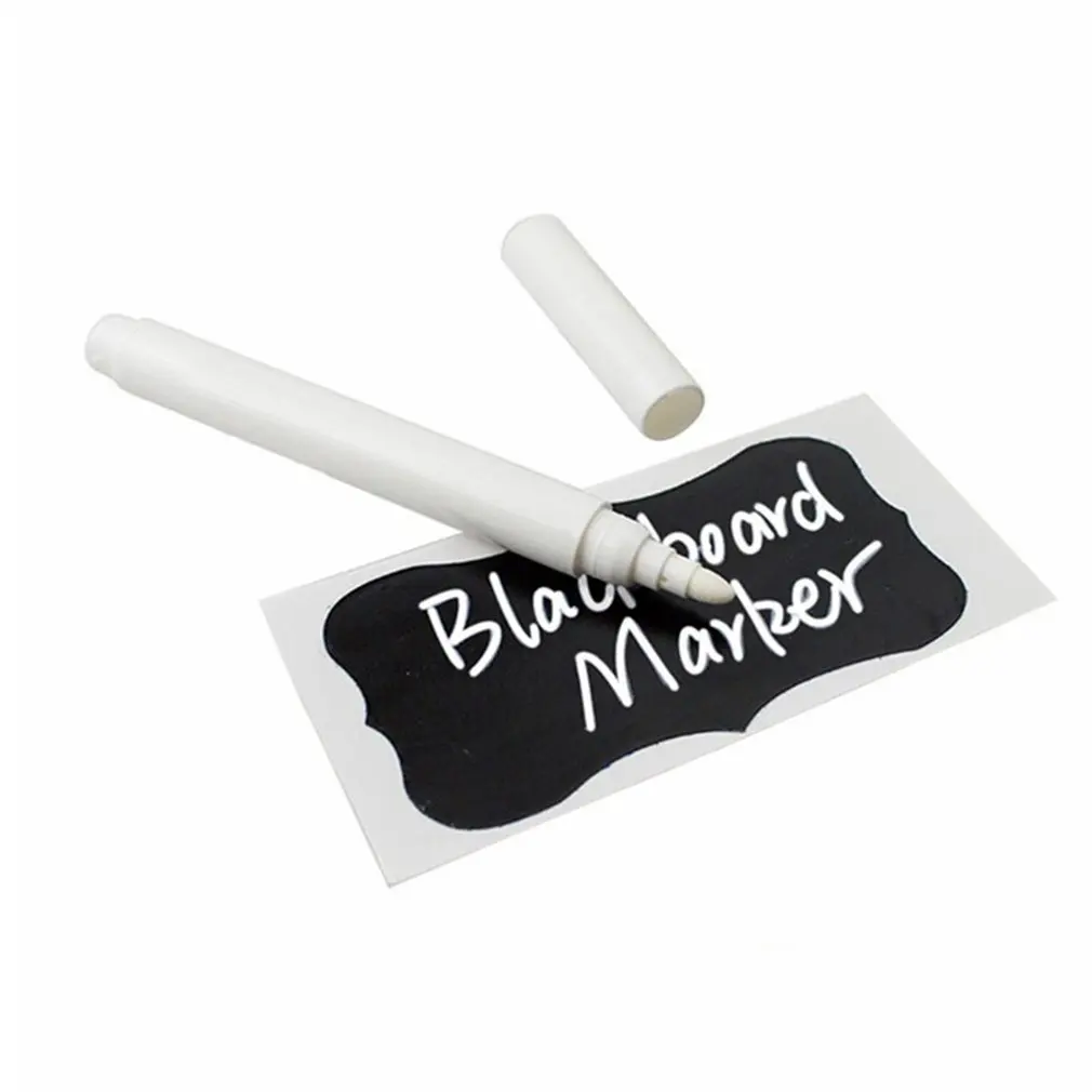 

Erasable Blackboard Pen Water-Based Chalk White Liquid Chalk Water-Based Dust-Free Chalk Handy Removable Pen As Writing Pens
