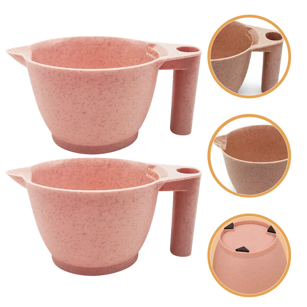 

Hair Bowl Bowls Color Mixing Dye Salon Tint Bleach Dying Blonde Brilliance Coloring Plastic Applicator Tools Bulk Tinting