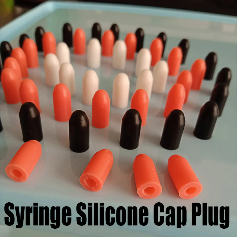 

5-50PCS 3*6*9mm Syringe Silicone Rubber Cap Plug Sealed Cap Needle Cover Syringe Sealing Test Tube End Cap Sealing Head Gasket