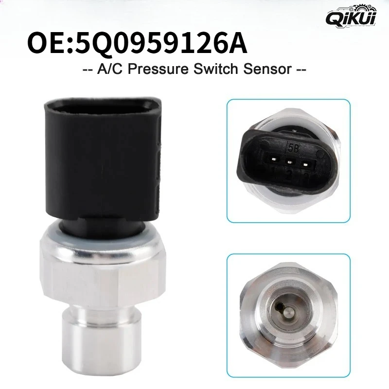 Фото Датчик давления кондиционера AC A/C для VW Jetta Fox Gol SportSvan Polp Saveiro 5K0959126 5Q0959126A №1