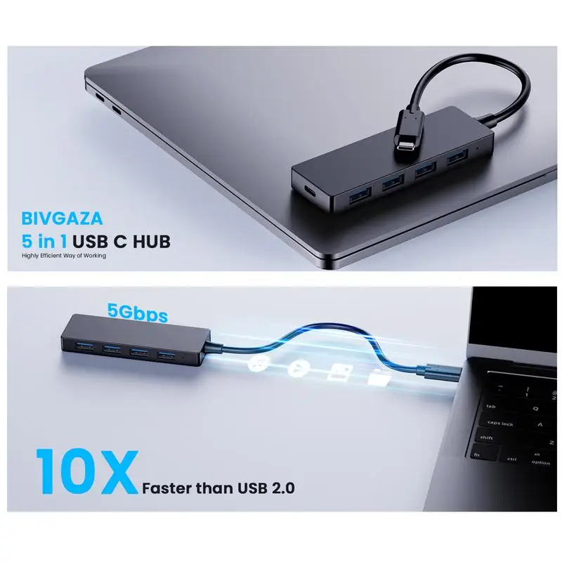 Высокоскоростной разветвитель с 4 портами USB 3 0 для ПК компьютерные аксессуары