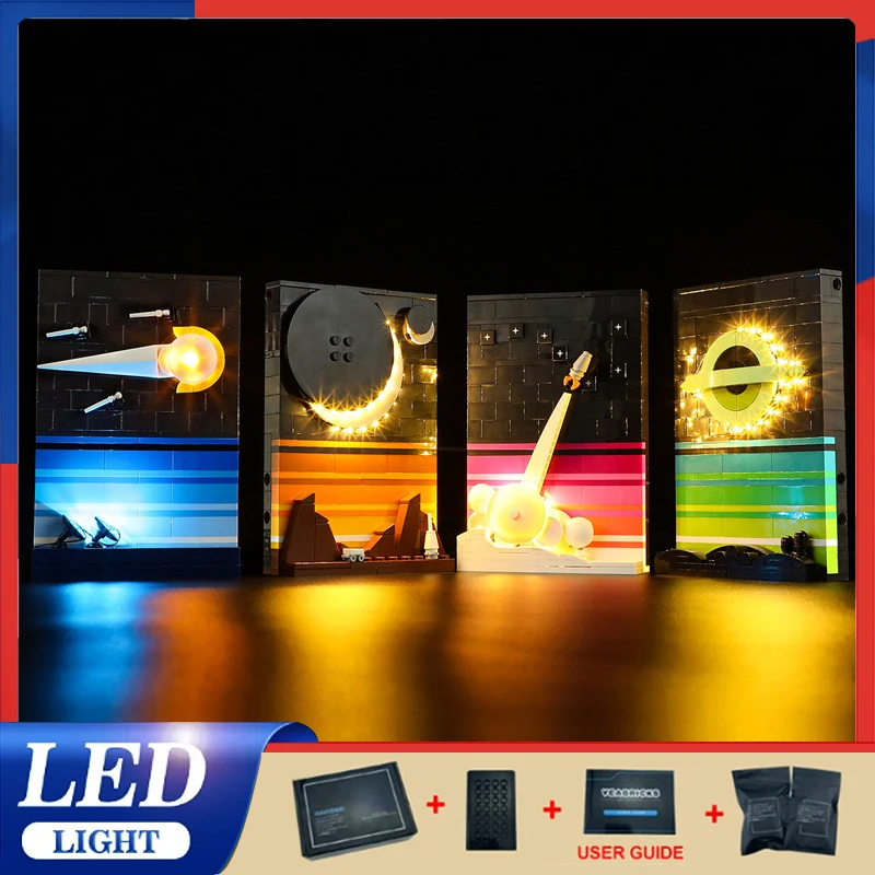 Фотообои для рукоделия набор LEGO 21340 космические сказки (только фото без модели