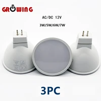led spotlight low voltage mr16 gu5 3 12v 3w 7w high lumen strobe free suitable for childrens room kitchen and living room