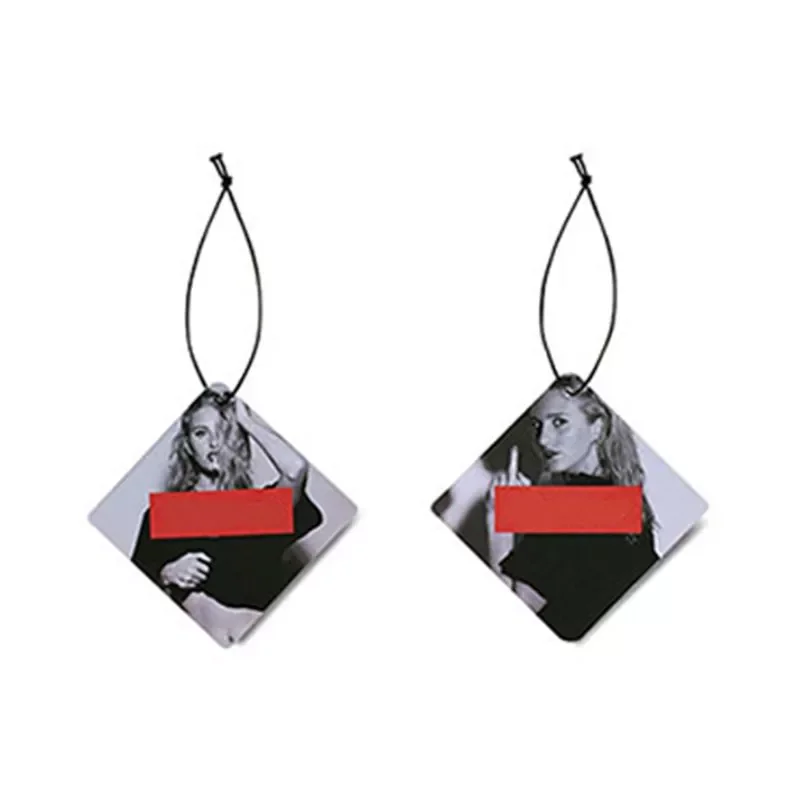 

Colorful Styling Hanging Car Solid Perfume Papers Car Interior Decoration Air Freshener Mirror Auto Car Ornaments