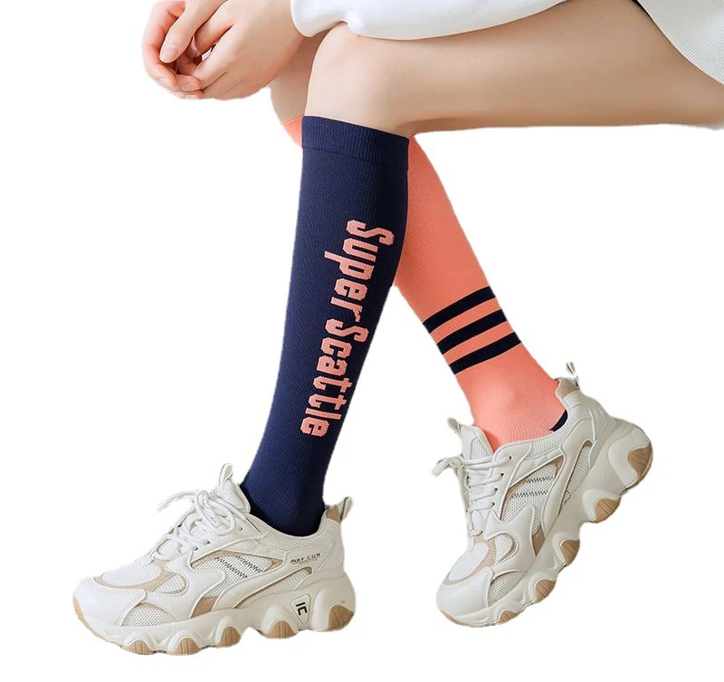 Sports Compression Socks Asymmetric Mandarin Duck Socks Running Sports Fitness Calf Socks Pressure Socks