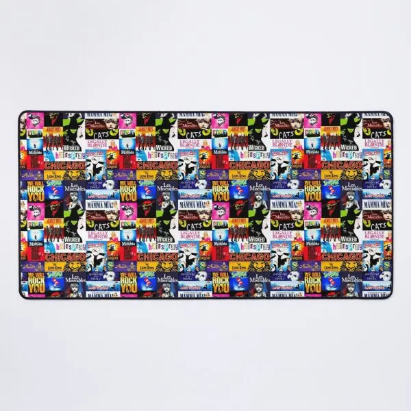 

Musicals Mouse Pad Desk Pad Protector Desk Blotter,Laptop Desk Pad,Waterproof Desk Writing Pad