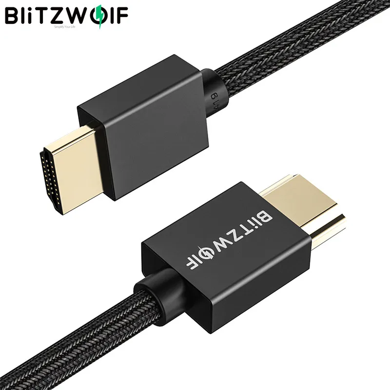 Кабель BlitzWolf HDMI-совместимый 1 м 8 4K @ 60 Гц HD 3D |