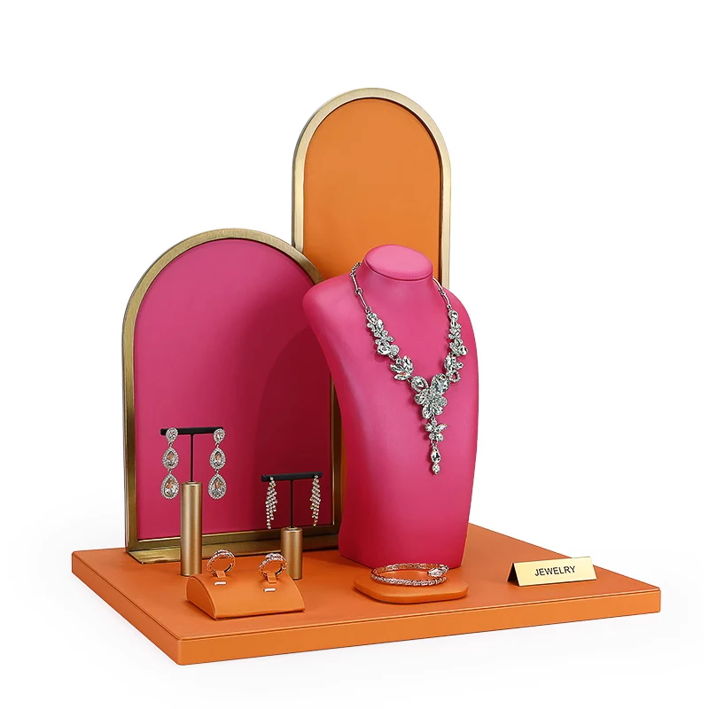 Витрина для ювелирных изделий, стойка для демонстрации ожерелья, кольца ...