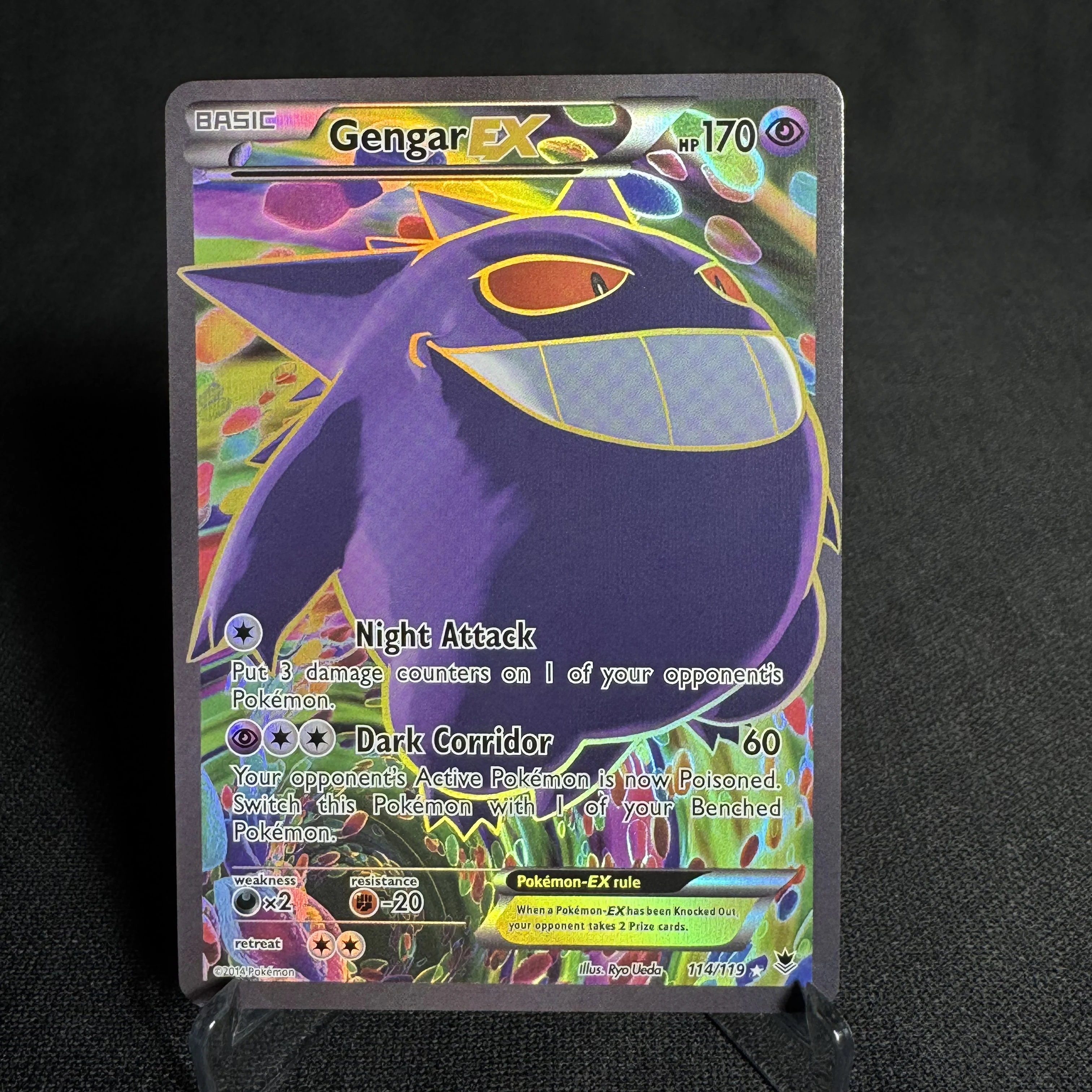 Фото PKM английские прокси-карты Scarlet & Violet XY Umbreon Gengar EX Magikarp PTCG игровые коллекционные карты игровые игрушки №5