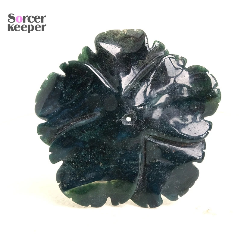 Подвески из натурального индийского агата с драгоценными камнями ручной работы