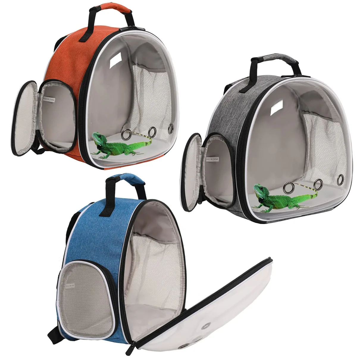 

Рюкзак-переноска для птиц в капсулах, прозрачный рюкзак с изображением дракона и морской кошки, маленькая храповая подставка для окон, свиней и рептилий, пузырьков для космических животных