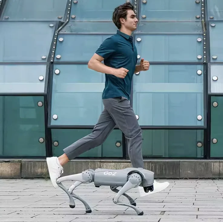 Технология Собака Unitree Искусственный интеллект Сопровождающий бионический