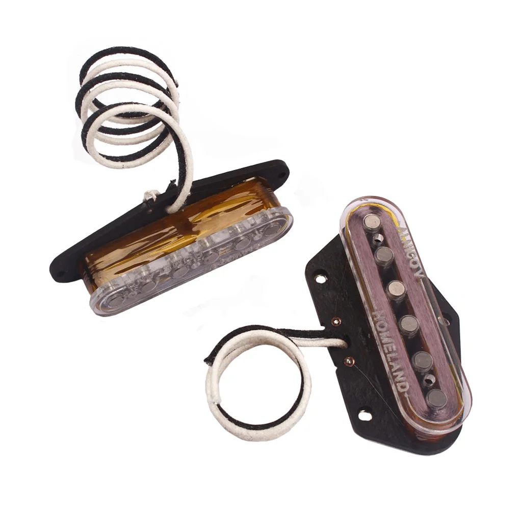 

2 Pcs Pickups 4 Strings Fool-style Operation Bridge Vintage Style Chic Electric Transducer Stability Premium Material Humbucker