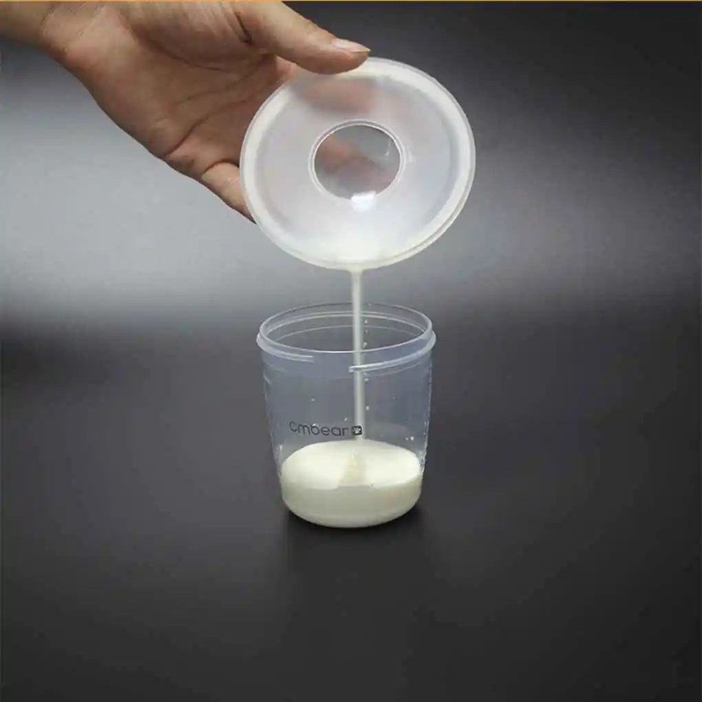 

2 Pieces Portable Breast Feeding Collector Postpartum Pregnant Women Leakproof Milk Breatmilk Collecting Pad for Outdoor
