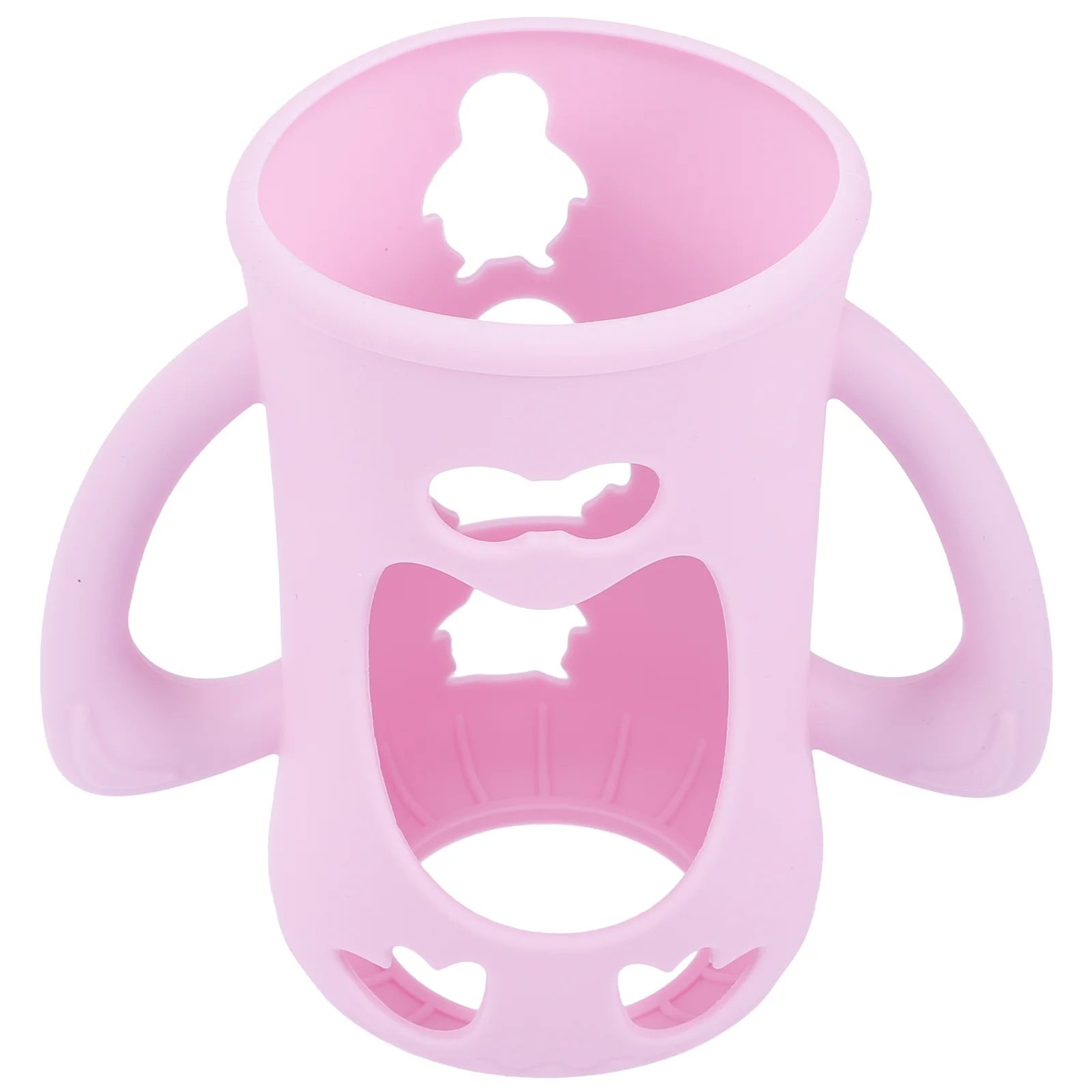 

Широкая Детская Бутылочка с защитой от падения, Стеклянные Бутылочки для молока, силиконовый рукав для кормления из силикагеля