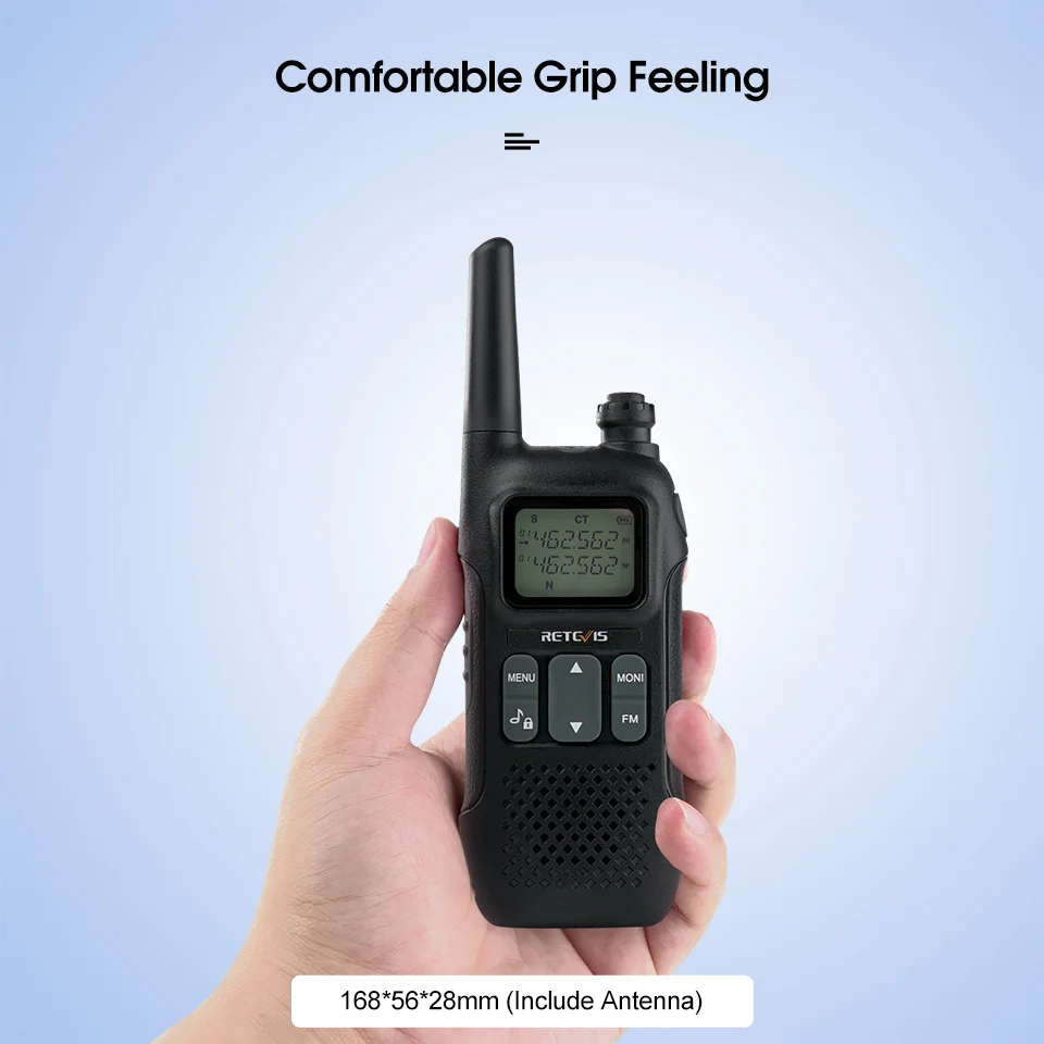 retevis rt616 pmr446 walkie talkie profesional 2 pcs rechargeable walkie talkies long range two way radio receiver for hunting free global shipping