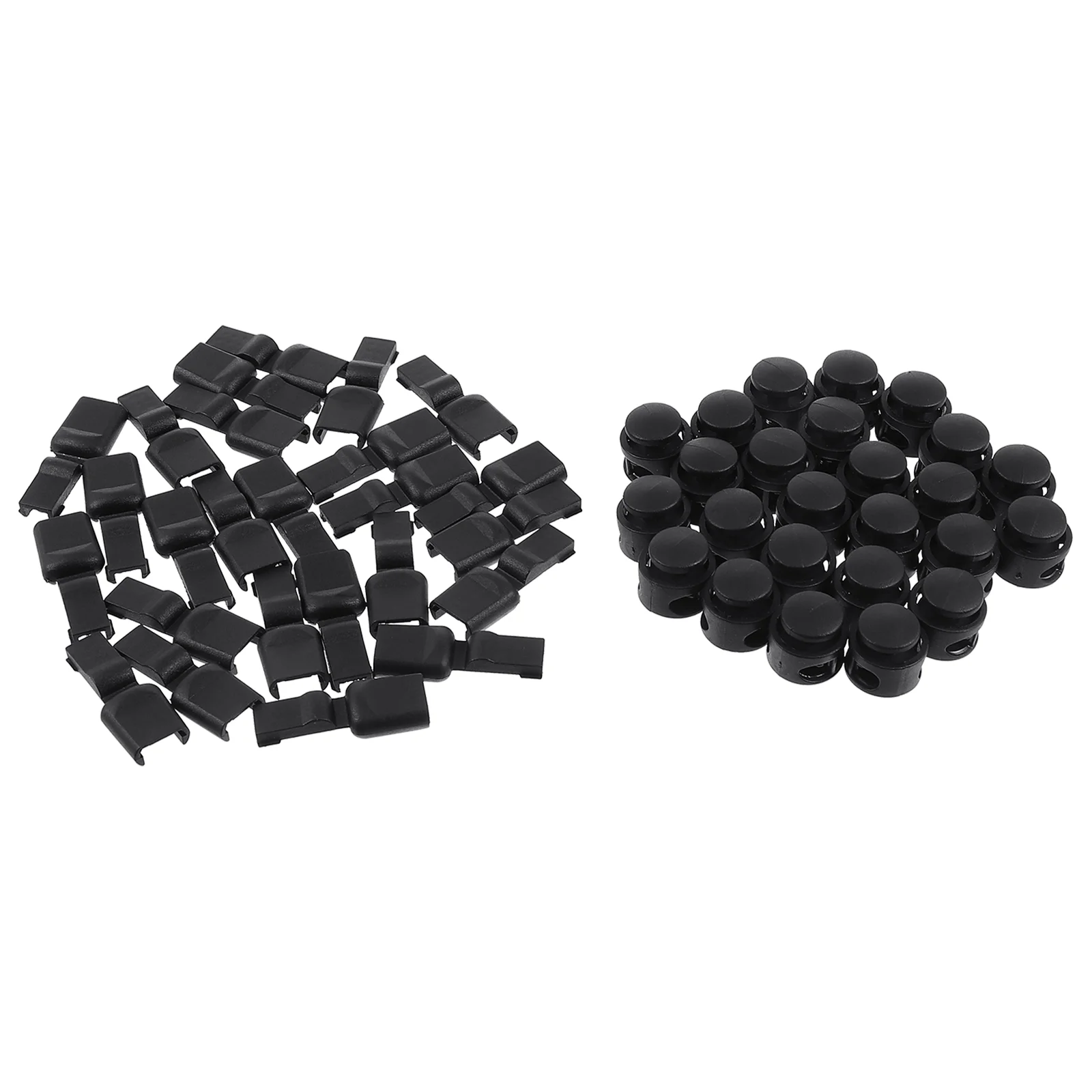 

1 set of Shoelace Tail Clips Shoelace Lock Buckles Plastic Shoelace Clips