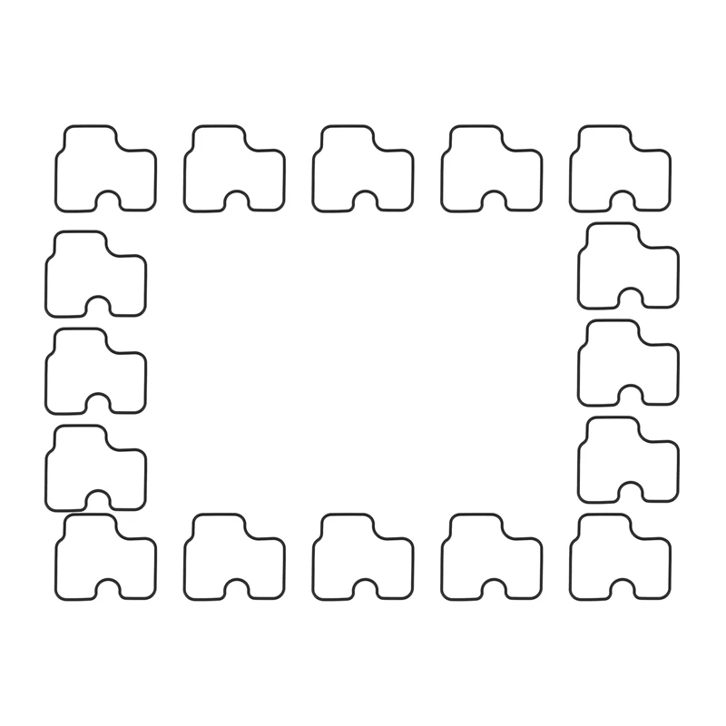 NEW-16Pcs Набор для Ремонта Карбюратора Нижняя оболочка прокладка HONDA CB500 CB600F CB1000F CB1000