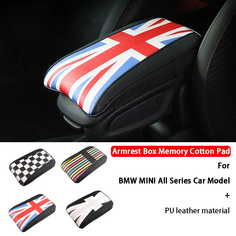 

Car Handrest Central Armrest Box Cover Hand Pillow Memory Pad For BMW MINI Universal Car Model Car Accessories