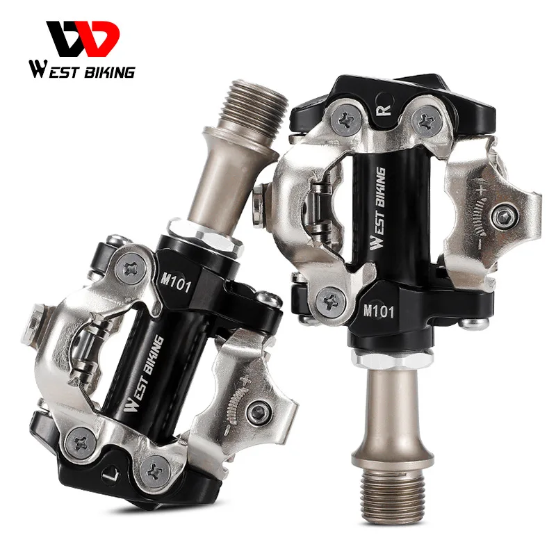 

WEST BIKING MTB Self-Locking SPD Pedals Components Using for Bicycle Racing Mountain Bike Parts Mountain Bike Pedals