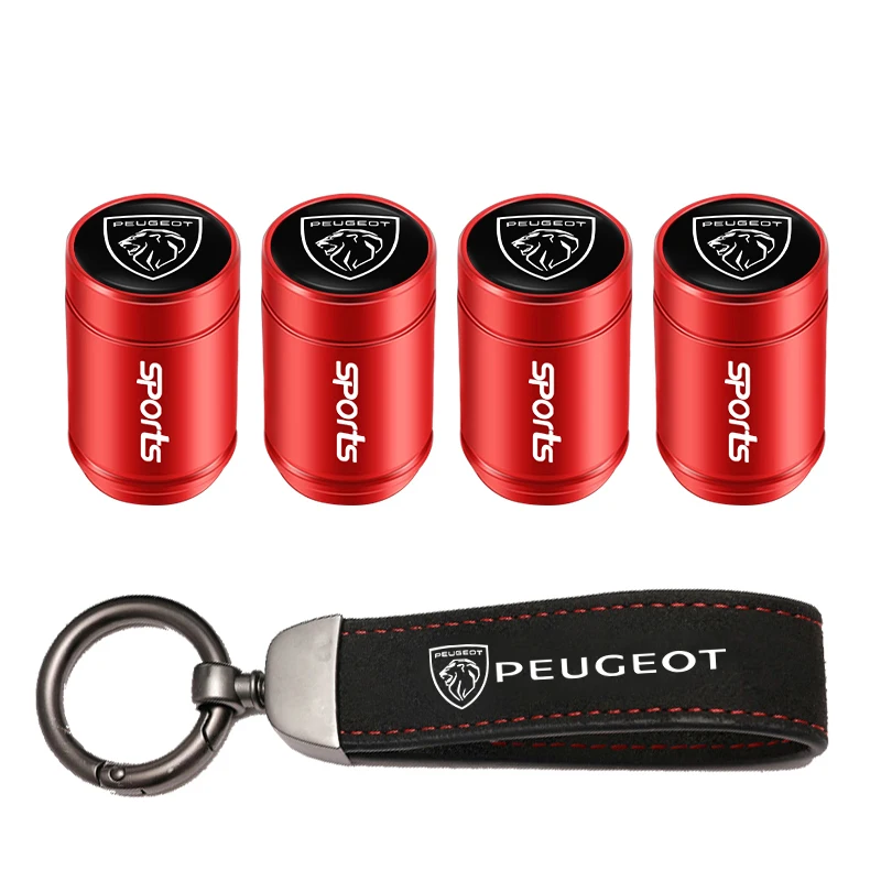 

Крышки клапанов колес автомобиля, замшевый автомобильный брелок для ключей, кольцо для ключей для Peugeot 206 307 308 3008 207 208 407 408 508 2008 5008 301