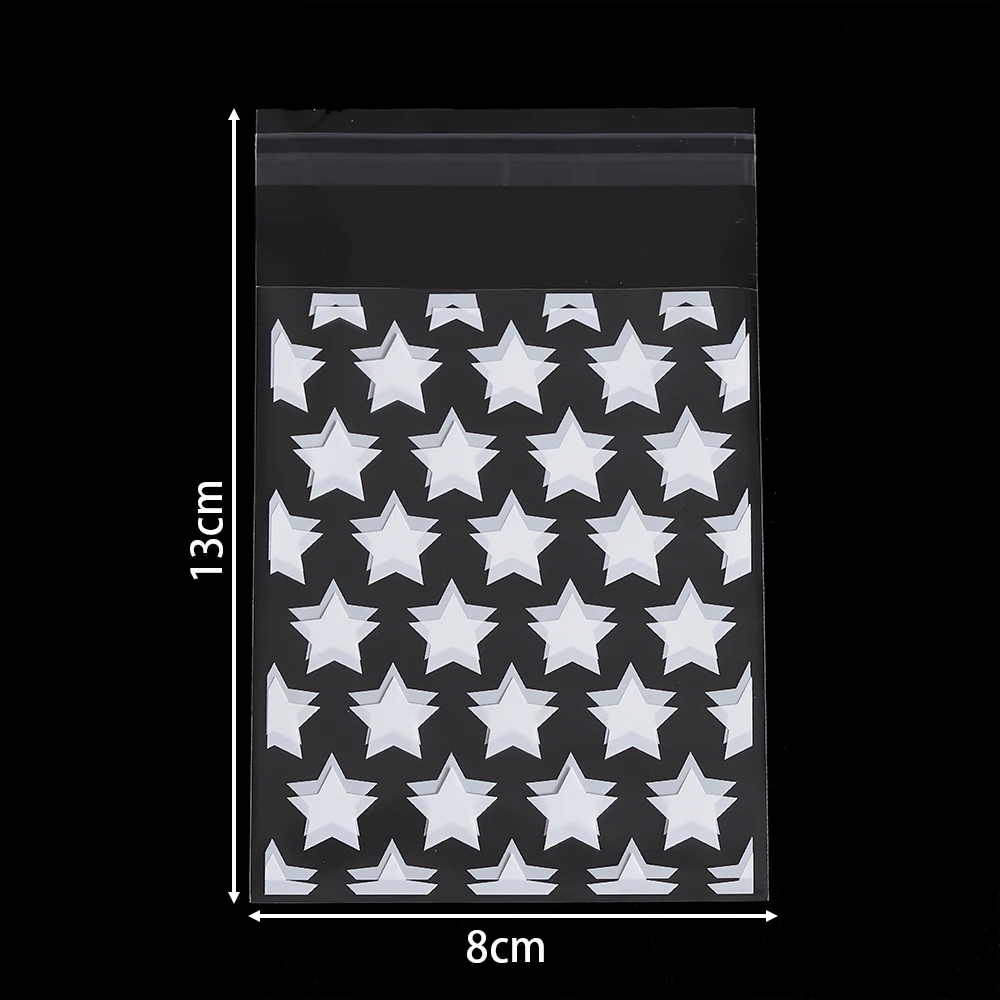 

Прозрачные самоклеящиеся пакеты для ювелирных изделий OPP 50 шт.