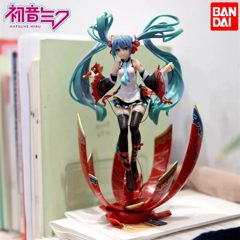 

25cm Anime Hatsune Miku Doll Vocal Concert Pvc Figure Model Toys Ornaments Cos Prop Gift Collect Decorative Toys Creative Gift