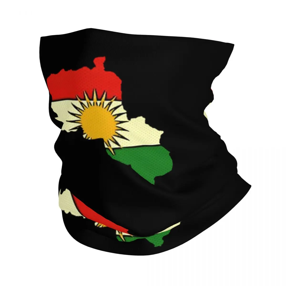 

Бандана с флагом Курдистана, шейный чехол с принтом солнца, Балаклавы, волшебный шарф, теплые головные уборы, моющиеся головные уборы для мужчин, женщин и взрослых