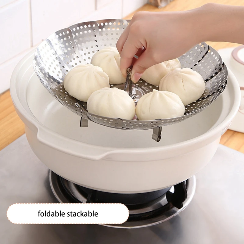 

Складной диск из нержавеющей стали для приготовления на пару