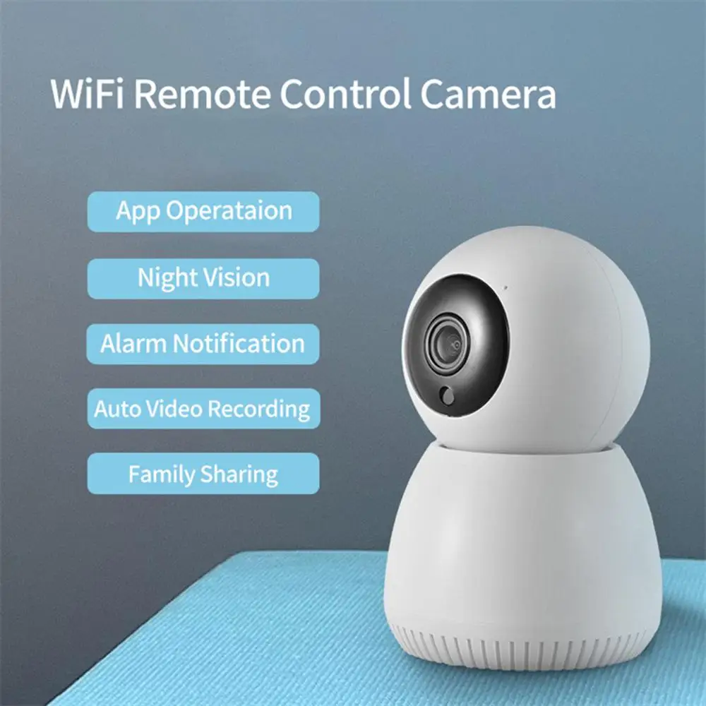 

Mini Ptz Rotation Wifi Hd Voice Recorder Ptz Ip Camera Motion Detection 2-way Intercom Home Video Surveillance Camcorders Camera