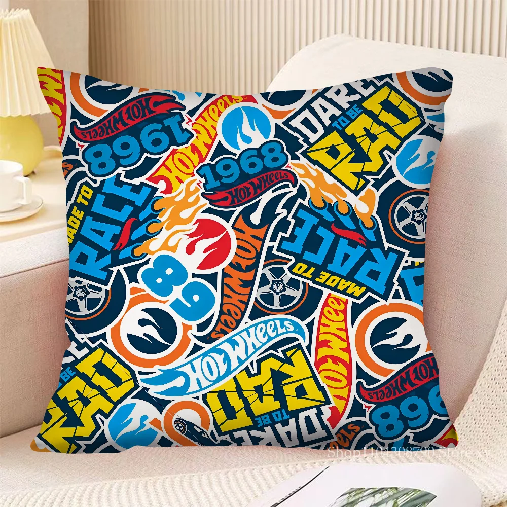 R-RacingS H-Hotwheels наволочка модная квадратная спальня диван комната Ins украшение для