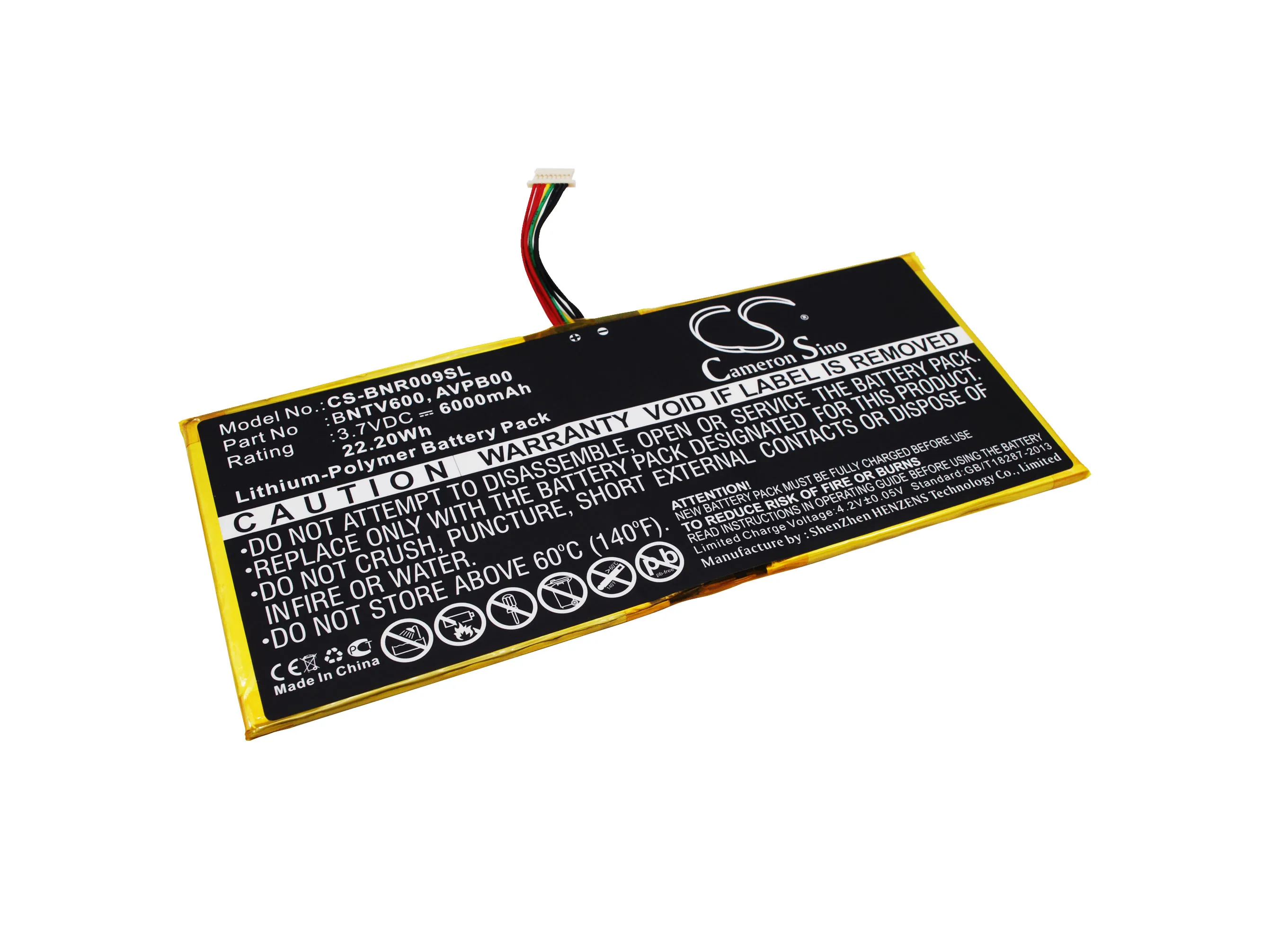 Tablet Battery For Barnes & Noble AVPB00  AVPB002-A110-01  GB-S02-308594-0100 NOOK HD+9  Ovation  BNTV600 + Plu