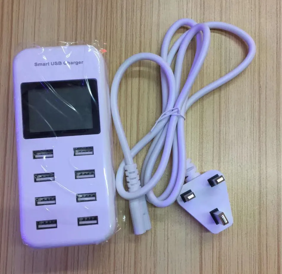8 Ports USB Charger For Smart Phone&Tablet  EU/US/UK Plug Fast Charger enlarge