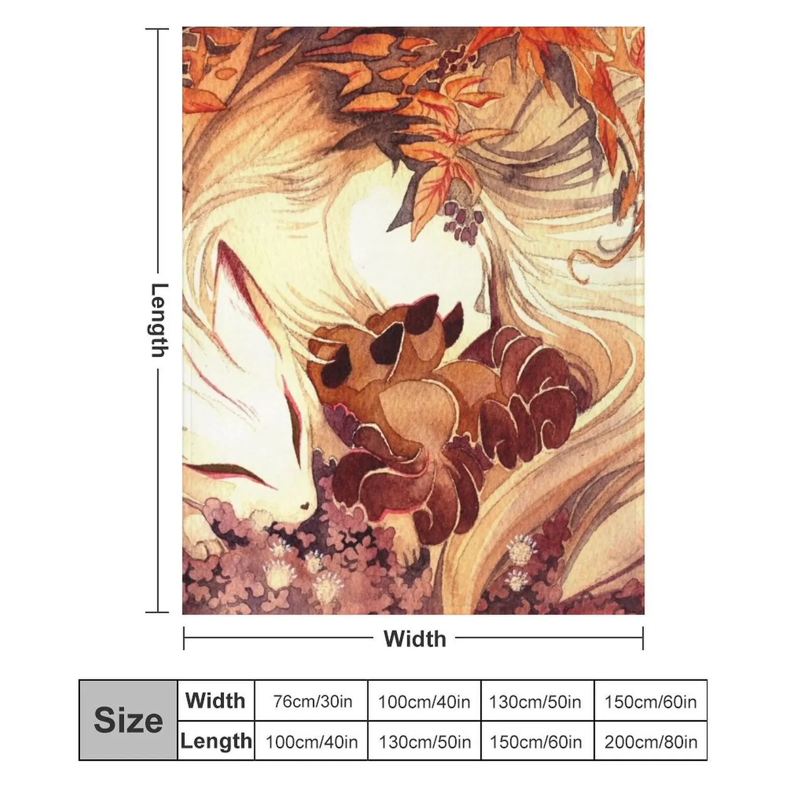 Одеяло Ninetailed Kitsune Fox с наборами для малышей тонкие очень большие одеяла дивана