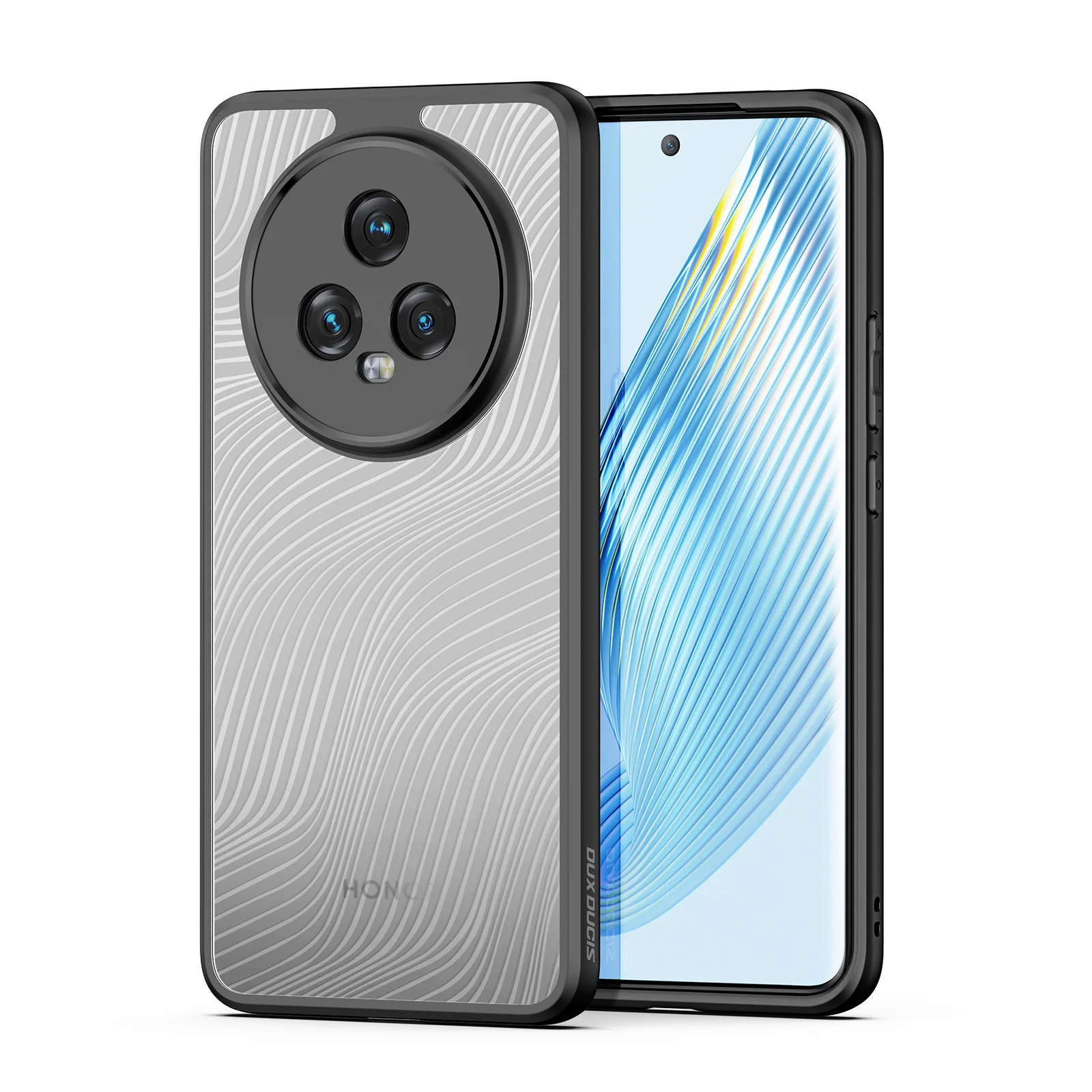 

DUX DUCIS Crystal Clear Case for Honor Magic5 with Flowing Lines Back Cover
